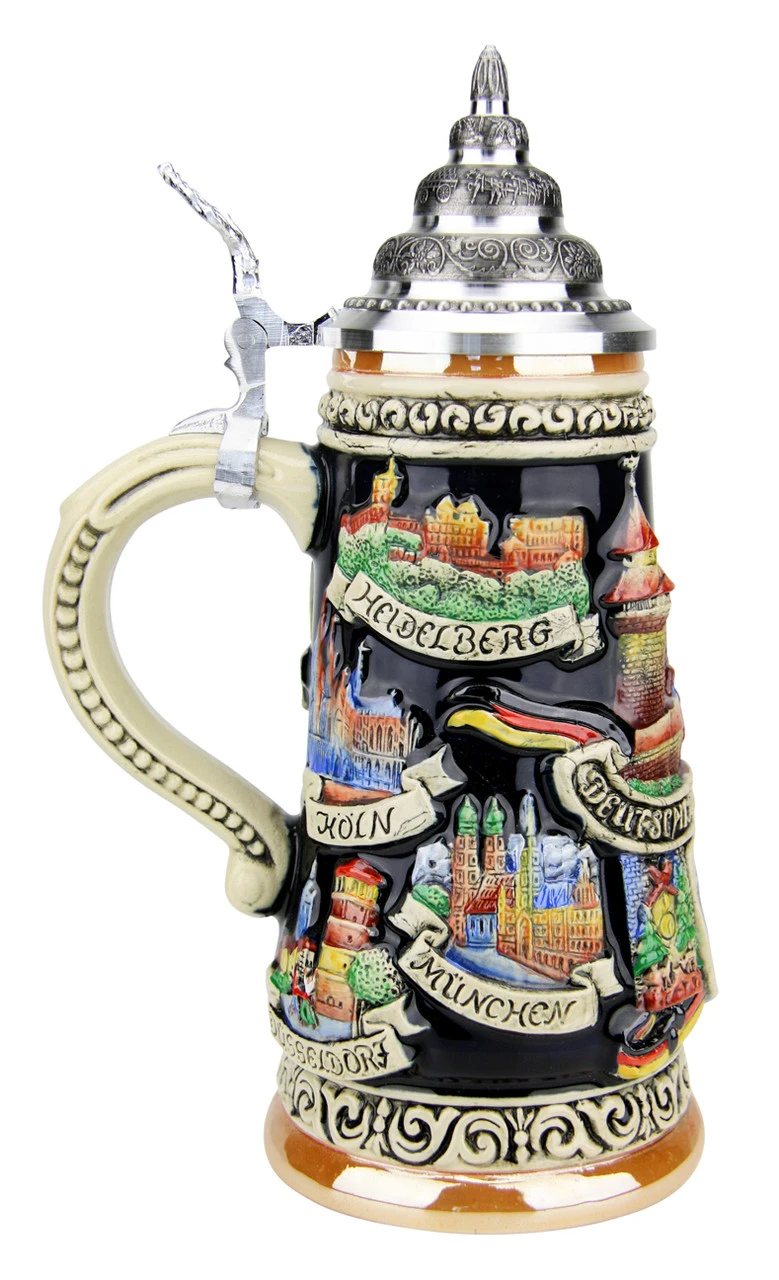 Germany Travel Destinations Beer Stein 3 Germany Travel Destinations Beer Stein - Image 3