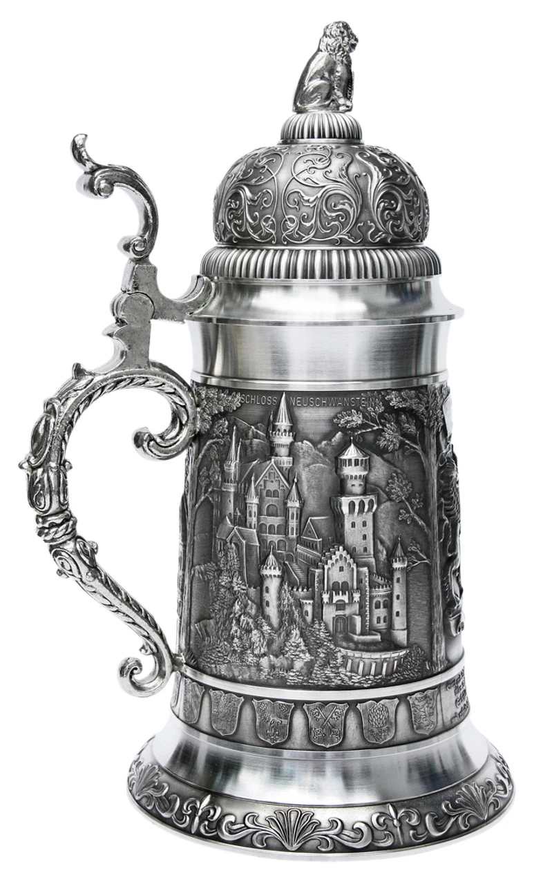 Giant Bavaria Pewter Beer Stein 4 Giant Bavaria Pewter Beer Stein - Image 4