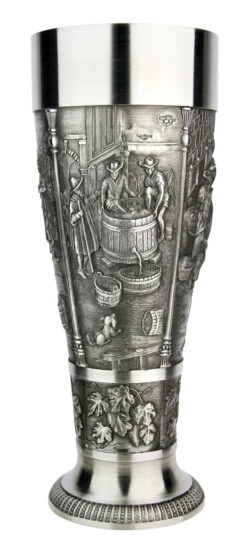 Grape Harvest Pewter Wheat Beer Tulip -German Beer Steins Sales Store Grape Harvest Pewter Wheat Beer Tulip AS60059 5 SM 05062.1611519666