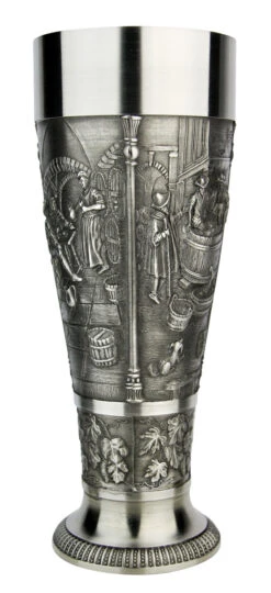 Grape Harvest Pewter Wheat Beer Tulip -German Beer Steins Sales Store Grape Harvest Pewter Wheat Beer Tulip AS60059 6 SM 77805.1611519349