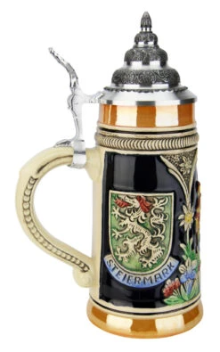 Graz Austria Beer Stein -German Beer Steins Sales Store Graz Austria Beer Stein K300RG LS SM 75178.1591219364
