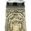 Greece Beer Stein Rustic Blue