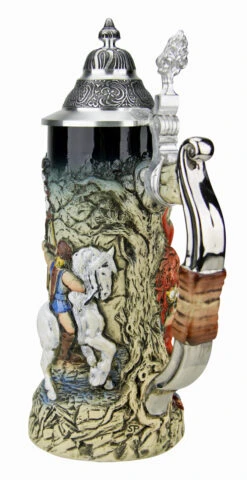 Griffin German Beer Stein 8 Griffin German Beer Stein -German Beer Steins Sales Store Griffon Beer Stein KT4001BZ Back SM 10106.1495579860