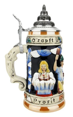 Gruss Von Oktoberfest Prosit Beer Stein 7 Gruss Von Oktoberfest Prosit Beer Stein -German Beer Steins Sales Store Gruss von Oktoberfest Prosit Beer Stein K009BL LS SM 27285.1618339252