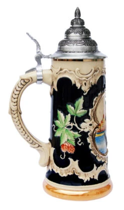 Historical Dresden Beer Stein -German Beer Steins Sales Store Historical Dresden Beer Stein K303HD LS SM 44396.1398609222