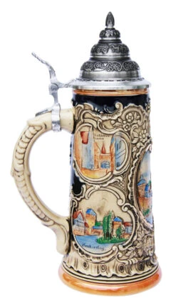 Historical Nuernberg Beer Stein -German Beer Steins Sales Store Historical Nuernberg Beer Stein K303RHN LS SM 20568.1398609290