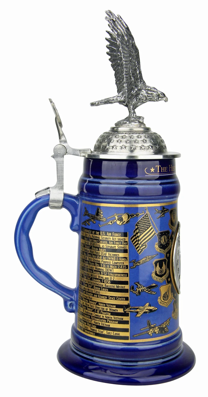 History Of The U.S. Air Force Beer Stein - Image 4