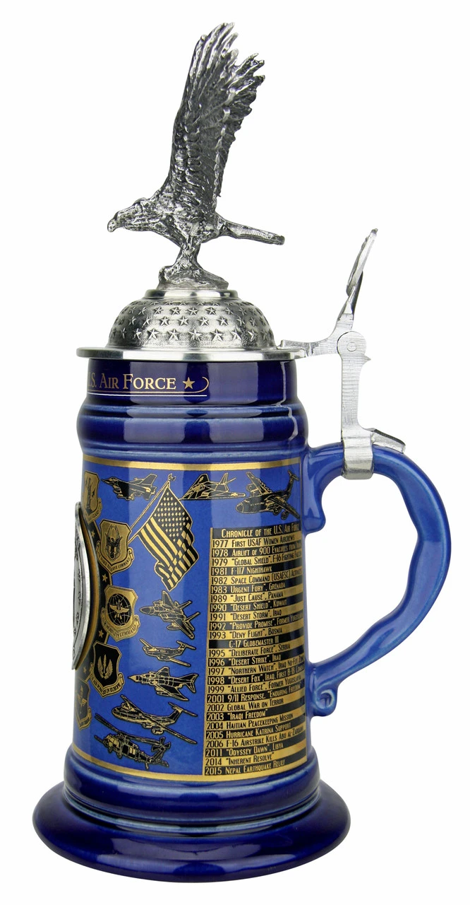 History Of The U.S. Air Force Beer Stein - Image 6