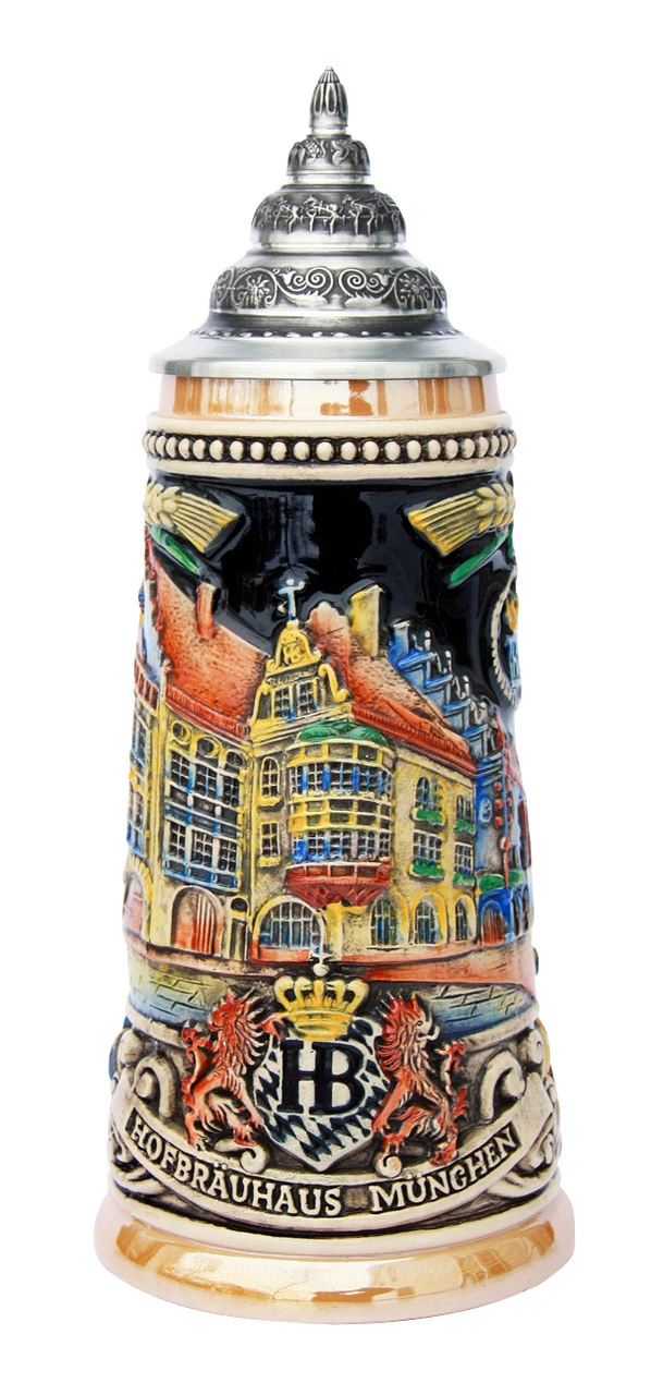 Hofbrauhaus Munich Brewery Beer Stein 1 Hofbrauhaus Munich Brewery Beer Stein