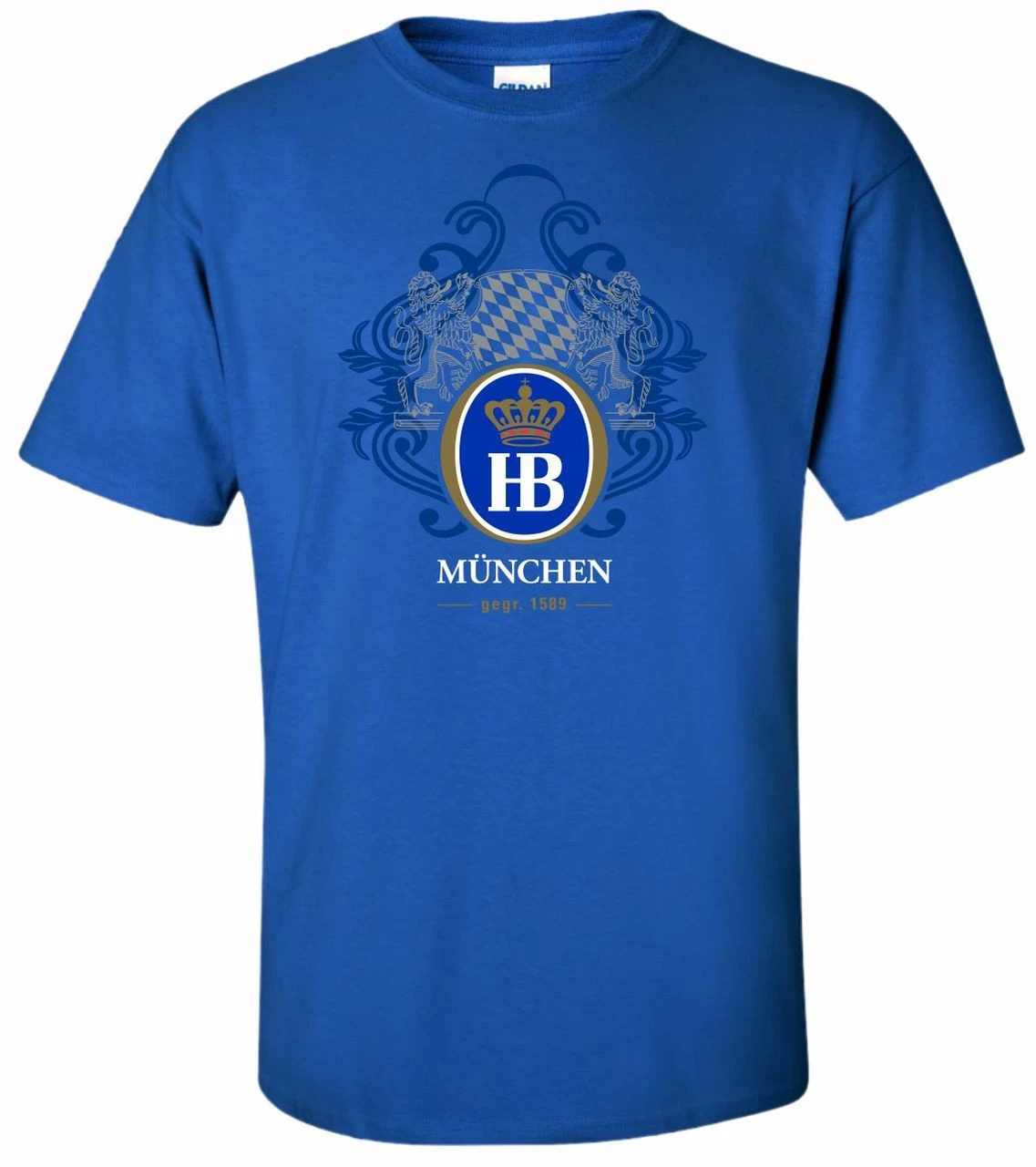 Hofbrauhaus HB 1589 Royal Blue T Shirt