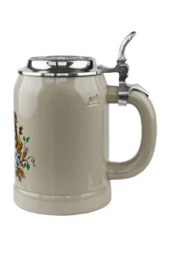 Hofbrauhaus 0.5 Liter Stoneware Beer Stein With HB Lid -German Beer Steins Sales Store Hofbrauhaus 0.5 Liter Stoneware Beer Stein with HB Lid KHB1000057 RS SM 52574.1458334844