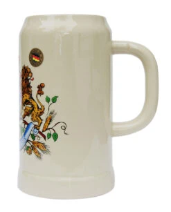 Hofbrauhaus 1 Liter Stoneware Beer Mug -German Beer Steins Sales Store Hofbrauhaus 1 Liter Stoneware Beer Mug KHB1000059 RS SM 13499.1416684470