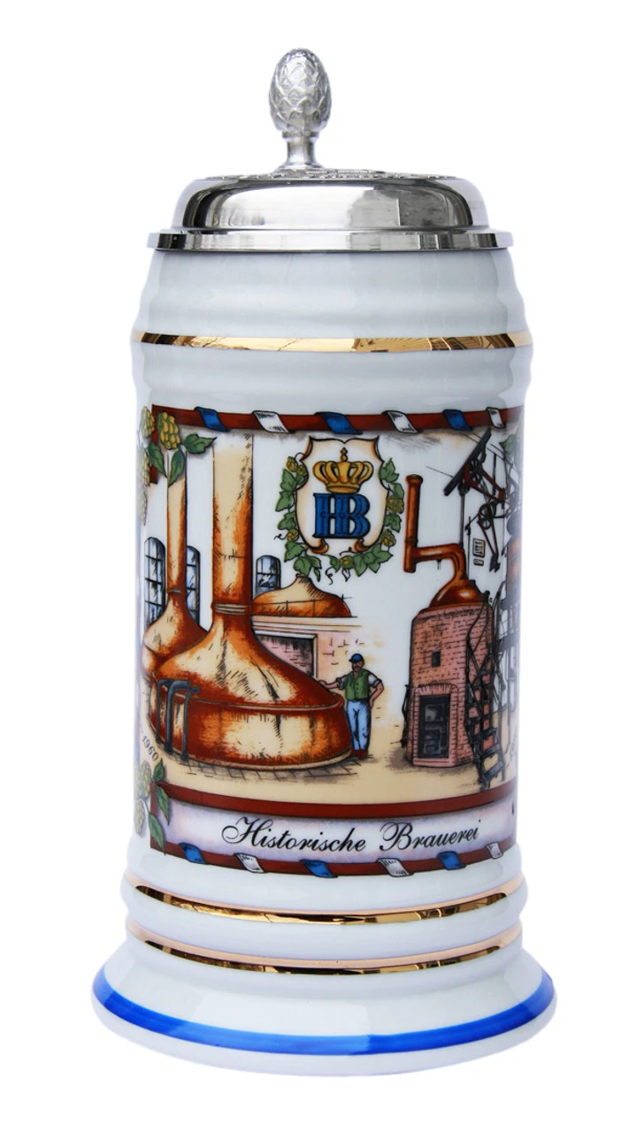 Hofbrauhaus HB Porcelain Beer Stein 3rd Edition - Image 2