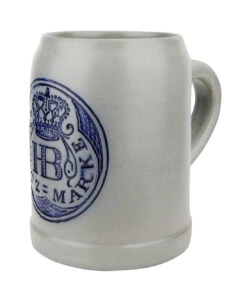 Hofbrauhaus HB Schutzmarke 0.5 Liter Salt Glaze Stoneware Beer Mug -German Beer Steins Sales Store Hofbrauhaus HB Schutzmarke 0.5 Liter Salt Glaze Stoneware Beer Mug KHB1000481 RA SM 99828.1617983799