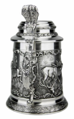 Hunter Pewter Beer Stein -German Beer Steins Sales Store Hunter Pewter Beer Stein AS12351 Back SM 95843.1511128212