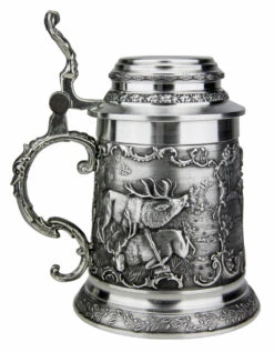 Hunter Pewter Beer Stein -German Beer Steins Sales Store Hunter Pewter Beer Stein AS12351 LS SM 09588.1511128213