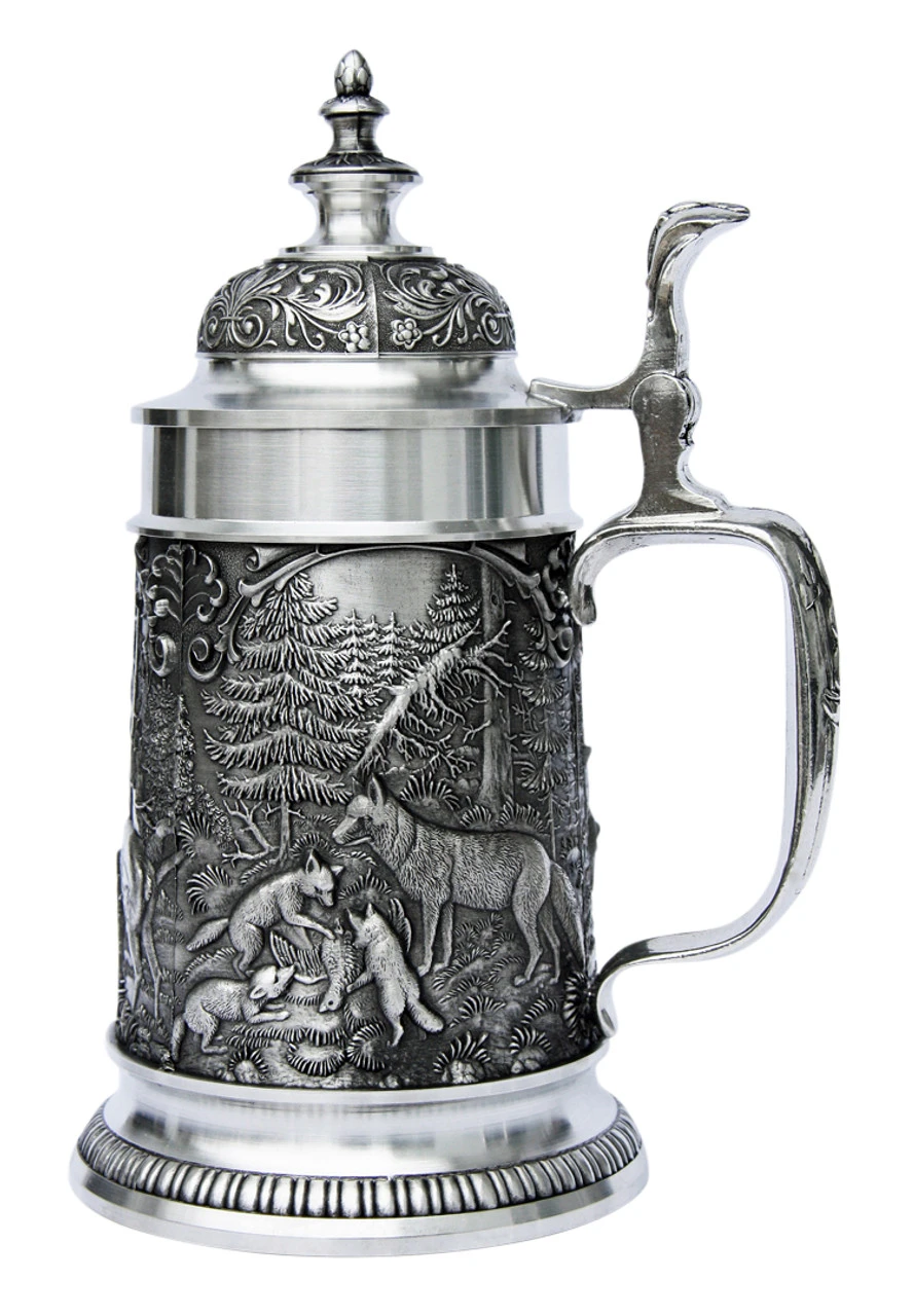 Hunters Pewter Beer Stein 3 Hunters Pewter Beer Stein - Image 3