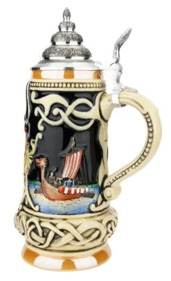 Iceland Viking Beer Stein -German Beer Steins Sales Store Iceland Viking Beer Stein K303VIC RS SM 99439.1623270586