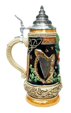 Ireland Beer Stein -German Beer Steins Sales Store Ireland Irish Leprechaun Beer Stein K393I LS SM 91563.1401397445