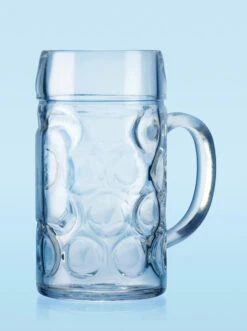 Dimpled Oktoberfest Glass Beer Mug 1 Liter 8 Dimpled Oktoberfest Glass Beer Mug 1 Liter -German Beer Steins Sales Store Isar Tankard 71101.1300562705