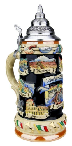 Italy Panorama Beer Stein -German Beer Steins Sales Store Italy Panorama Beer Stein K309I LA SM 07313.1511751875