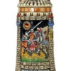 Medieval Tower Beer Stein With Stoneware Lid