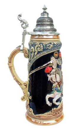 King Limitaet 2011 | King Barbarossa Handpainted Beer Stein -German Beer Steins Sales Store King Barbarossa Limitat 2011 Beer Stein K2041B LS SM 91913.1395936274