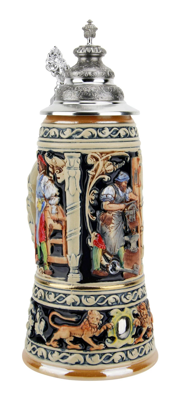 King Limitaet 2002 | Medieval Professions Beer Stein - Image 2