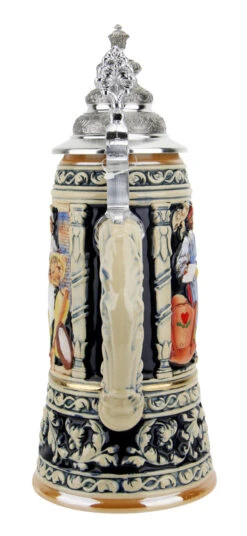 King Limitaet 2002 | Medieval Professions Beer Stein -German Beer Steins Sales Store King Limitaet 2002 Medieval Professions Beer Stein K2032B Back SM 49172.1463174932