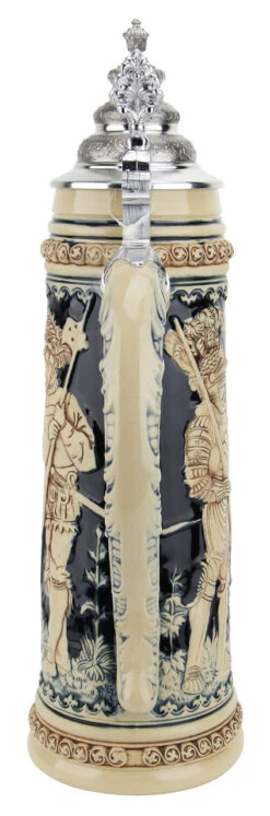 King Limitaet 2004 | Goddess Of Hunters Antique Style Beer Stein -German Beer Steins Sales Store King Limitaet 2004 Goddess of Hunters Handpainted Beer Stein Cobalt K2034E Back SM 67209.1461705589