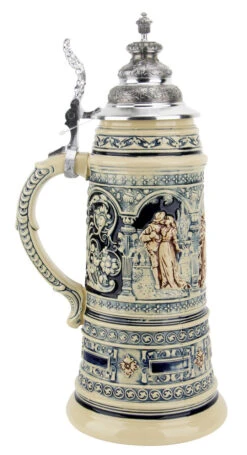 King Limitaet 2005 | Lovers Tryst Antique Style Beer Stein 13 King Limitaet 2005 | Lovers Tryst Antique Style Beer Stein -German Beer Steins Sales Store King Limitaet 2005 German Romance Antique Style Beer Stein K2035E LS SM 59864.1463176186