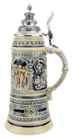 King Limitaet 2005 | Lovers Tryst Antique Style Beer Stein 10 King Limitaet 2005 | Lovers Tryst Antique Style Beer Stein -German Beer Steins Sales Store King Limitaet 2005 German Romance Antique Style Beer Stein K2035E RS SM 06093.1463176189