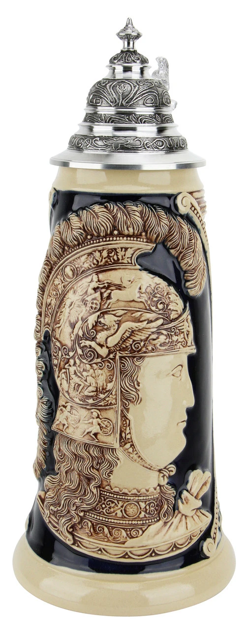 King Limitaet 2009 | Peter Duemler Minerva Antique Style Beer Stein 1 King Limitaet 2009 | Peter Duemler Minerva Antique Style Beer Stein