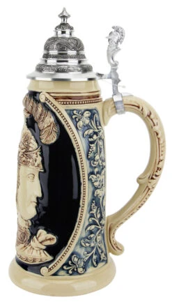 King Limitaet 2009 | Peter Duemler Minerva Antique Style Beer Stein 13 King Limitaet 2009 | Peter Duemler Minerva Antique Style Beer Stein -German Beer Steins Sales Store King Limitaet 2009 Peter Duemler Minerva Handpainted Beer Stein Cobalt K2039E RS SM 91102.1461701315