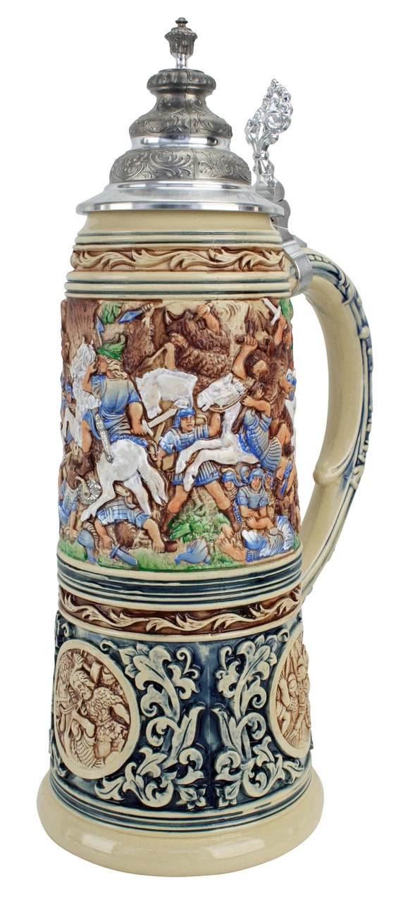 King Limitaet 2016 | Battle Of Teutoburg Forest Handpainted Beer Stein 3 King Limitaet 2016 | Battle Of Teutoburg Forest Handpainted Beer Stein - Image 3