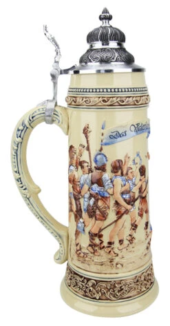 King Limitaet 2017 | Defending The Homeland Handpainted Beer Stein -German Beer Steins Sales Store King Limitaet 2017 Defending the Homeland Handpainted Beer Stein K2047B LS SM 80094.1489847408