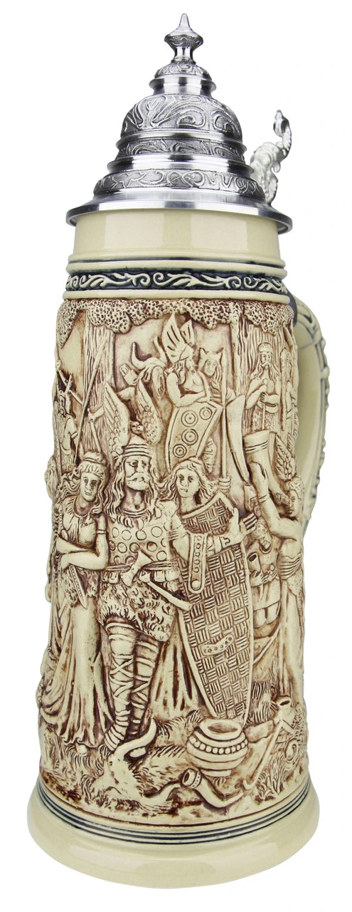 King Limitaet 2018 | Old German Victory Feast Antique Style Beer Stein - Image 2