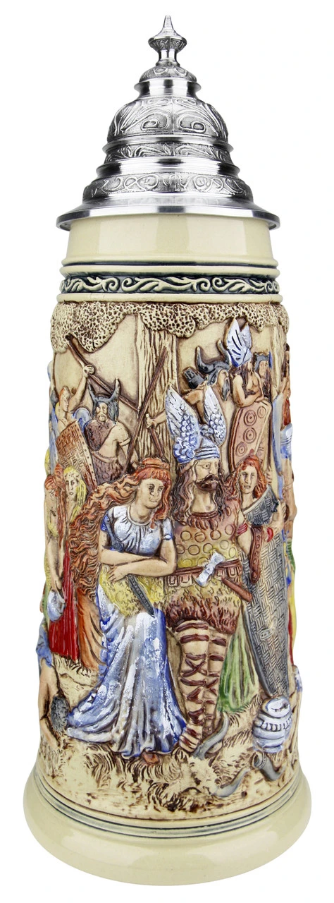 King Limitaet 2018 | Old German Victory Feast Handpainted Beer Stein 1 King Limitaet 2018 | Old German Victory Feast Handpainted Beer Stein