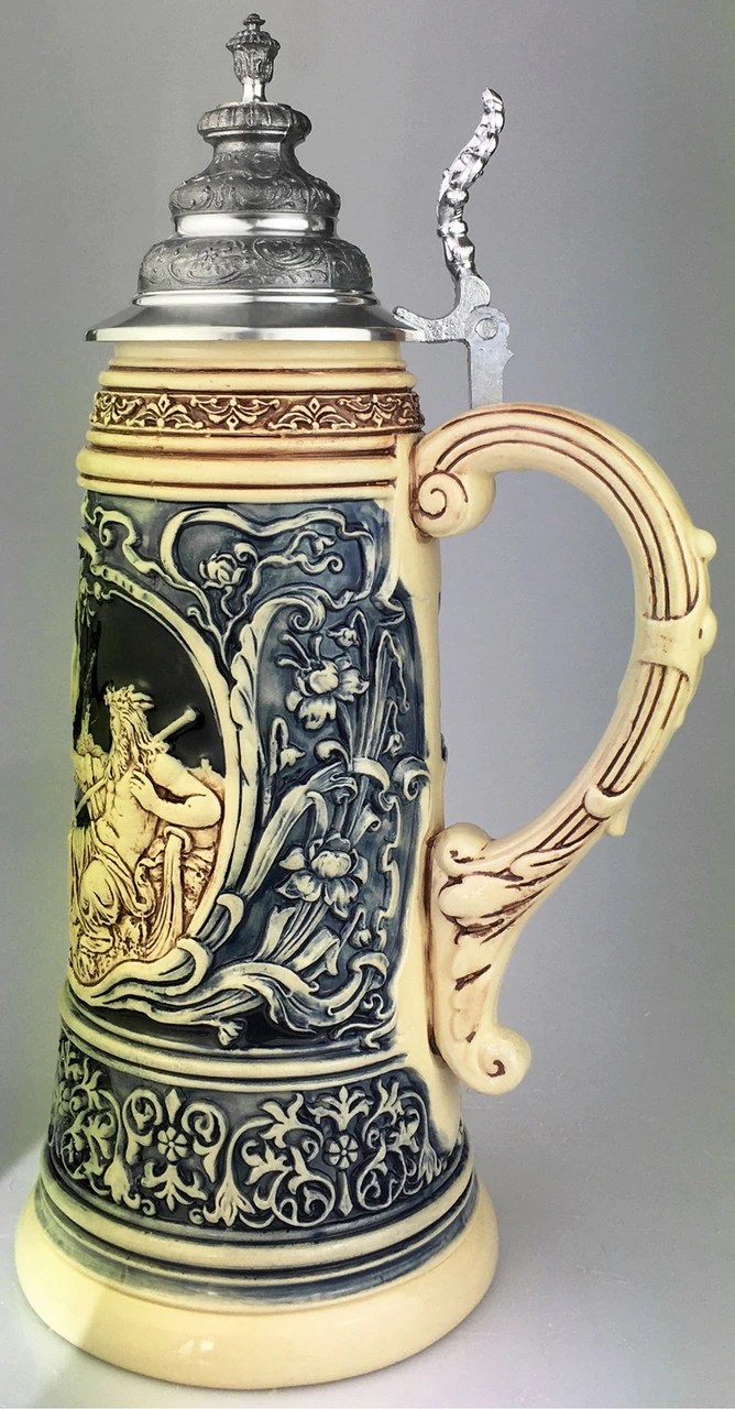 King Limitaet 2021 | Rhein And Mosel River Antique Style Beer Stein - Image 2