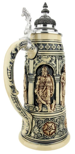 King Limitaet 2023 | Crusaders Antique Style Beer Stein -German Beer Steins Sales Store King Limitaet 2023 Crusaders Antique Style Beer Stein K2053E Back SM 98563.1678917790