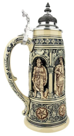 King Limitaet 2023 | Crusaders Antique Style Beer Stein -German Beer Steins Sales Store King Limitaet 2023 Crusaders Antique Style Beer Stein K2053E LS SM 63109.1678917821