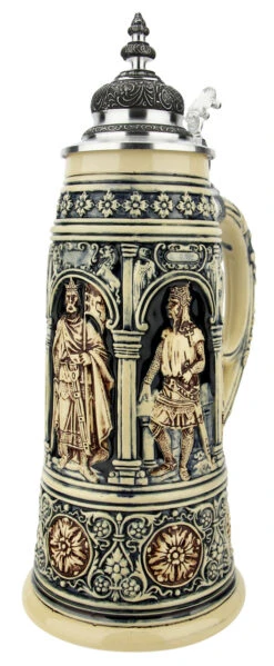 King Limitaet 2023 | Crusaders Antique Style Beer Stein -German Beer Steins Sales Store King Limitaet 2023 Crusaders Antique Style Beer Stein K2053E RA SM 84647.1678917934
