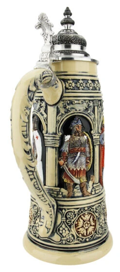 King Limitaet 2023 | Crusaders Handpainted Beer Stein 10 King Limitaet 2023 | Crusaders Handpainted Beer Stein -German Beer Steins Sales Store King Limitaet 2023 Crusaders Handpainted Beer Stein K2053B Back SM 23997.1678916080