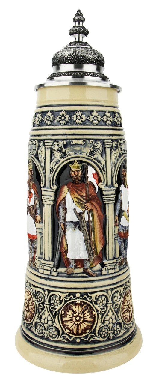 King Limitaet 2023 | Crusaders Handpainted Beer Stein 2 King Limitaet 2023 | Crusaders Handpainted Beer Stein - Image 2