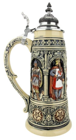 King Limitaet 2023 | Crusaders Handpainted Beer Stein 11 King Limitaet 2023 | Crusaders Handpainted Beer Stein -German Beer Steins Sales Store King Limitaet 2023 Crusaders Handpainted Beer Stein K2053B LS Sm 44697.1678916115