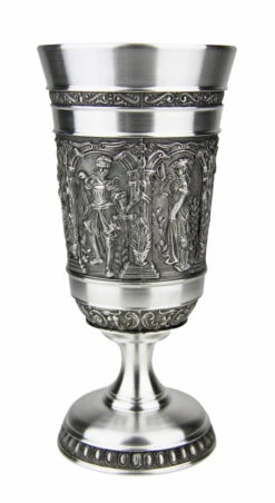 Knights Pewter Wine Goblet -German Beer Steins Sales Store Knights Pewter Wine Cup DN8550Z S4 SM 46410.1541612953