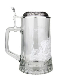 Labrador Glass Beer Stein 7 Labrador Glass Beer Stein -German Beer Steins Sales Store Labrador Glass Beer Stein MC5910 LS SM 30075.1550681699