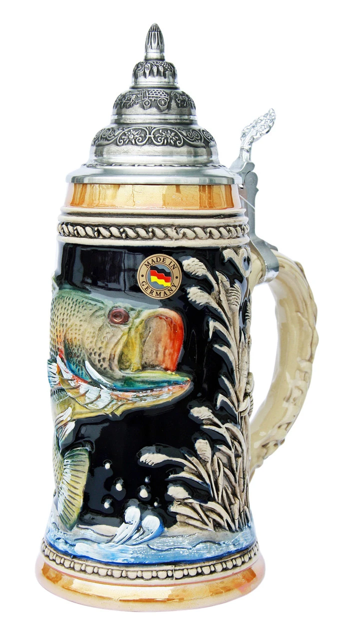 Large Mouth Bass Beer Stein 1 Large Mouth Bass Beer Stein