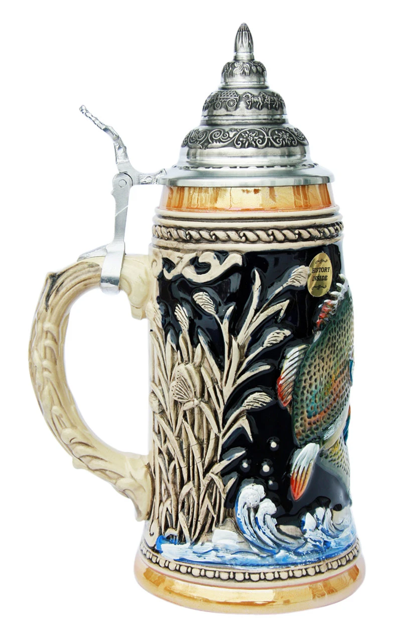 Large Mouth Bass Beer Stein 2 Large Mouth Bass Beer Stein - Image 2