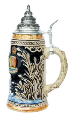 Large Mouth Bass Beer Stein 5 Large Mouth Bass Beer Stein -German Beer Steins Sales Store Large Mouth Bass Beer Stein K317 RS SM 22952.1401397534